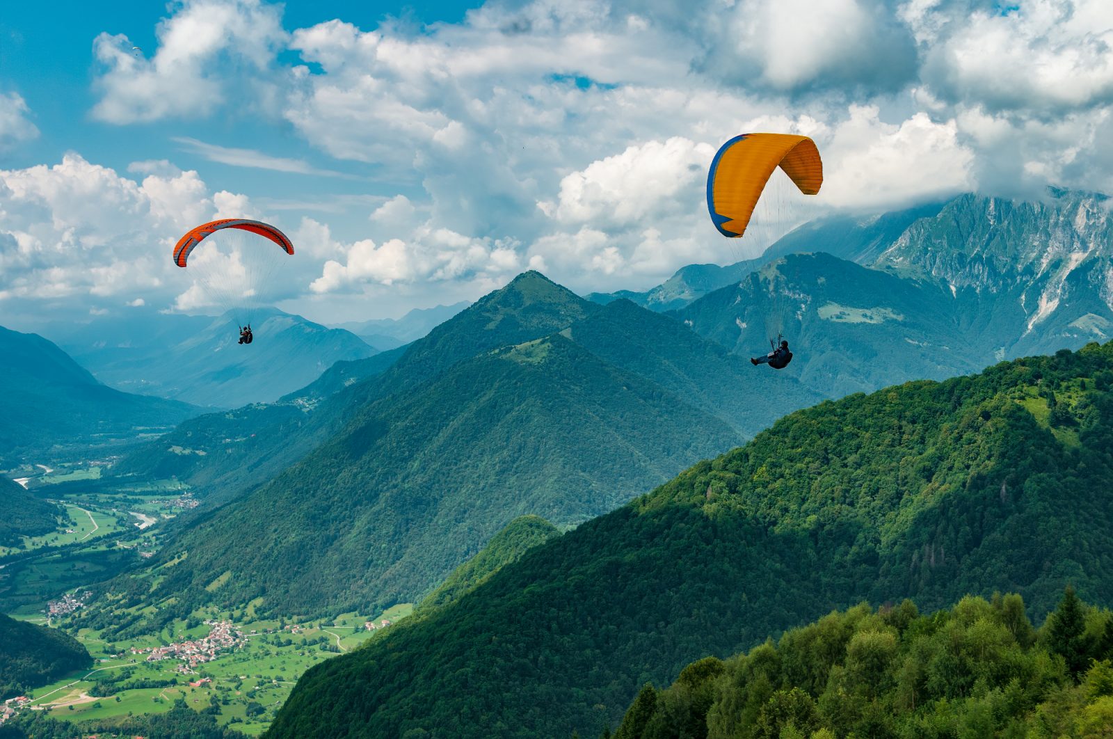 Paragliding Bovec je bila res lepa izkušnja